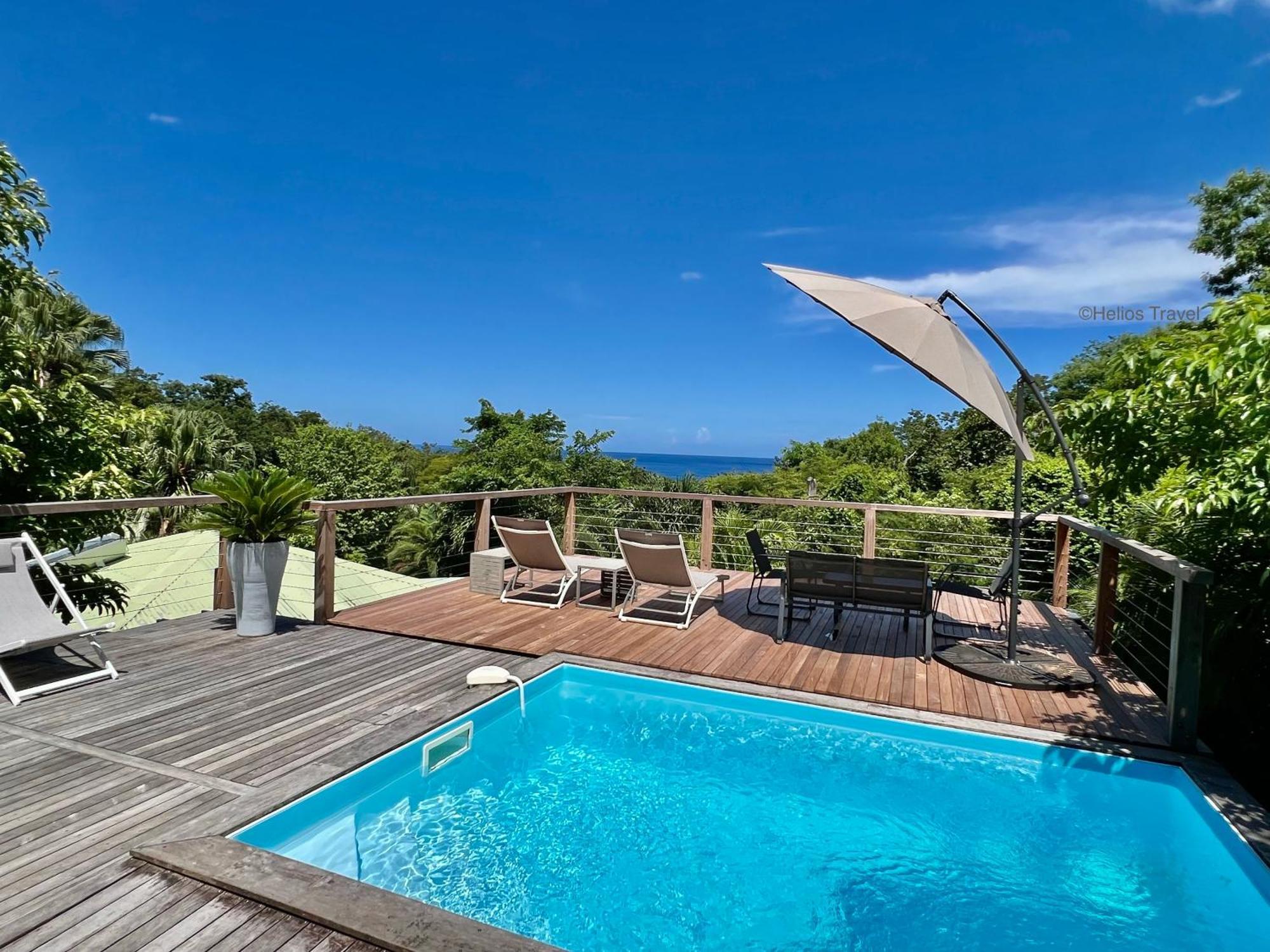 Case Coco Pointe Batterie. Piscine, Vue Mer, 4 P. 데샤이에스 외부 사진